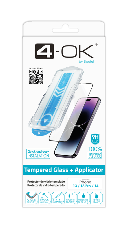 4-OK Tempered Glass + Aplicador